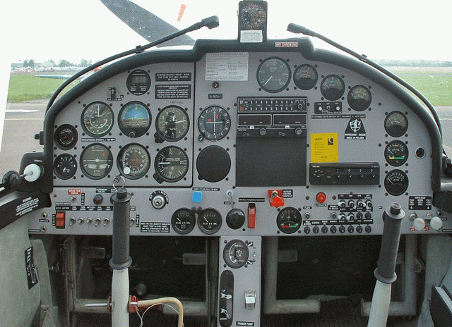 Koliber cockpit